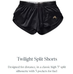 Tracksmith Twilight split shorts